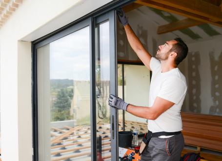 Fenster Montage Schutzfolie